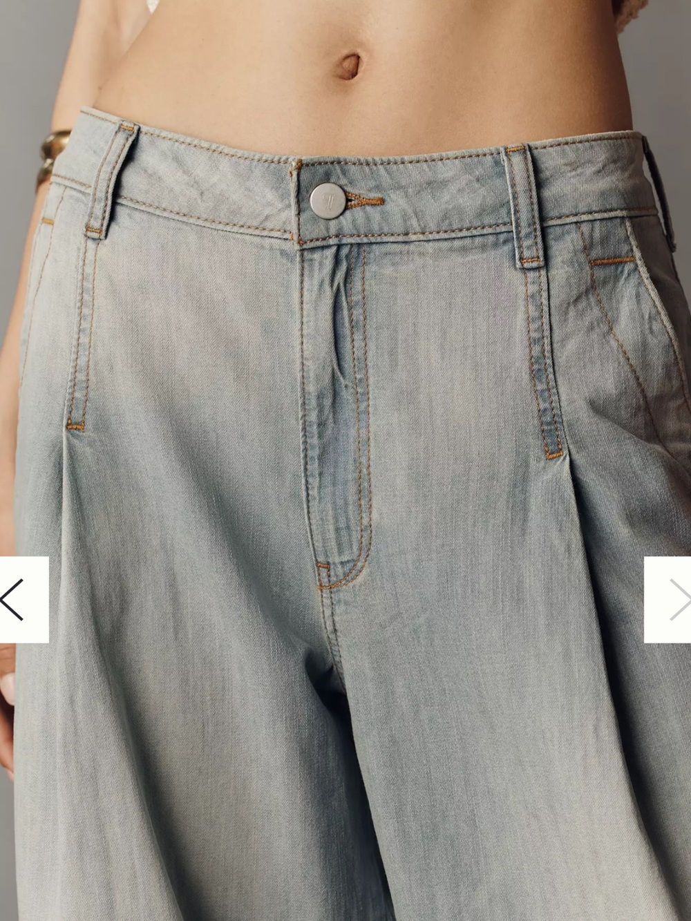 SOLD OUT 😍Anthropologie Isabela Pilcro High Rise Balloon Jogger Jeans NWT - Picture 4 of 5